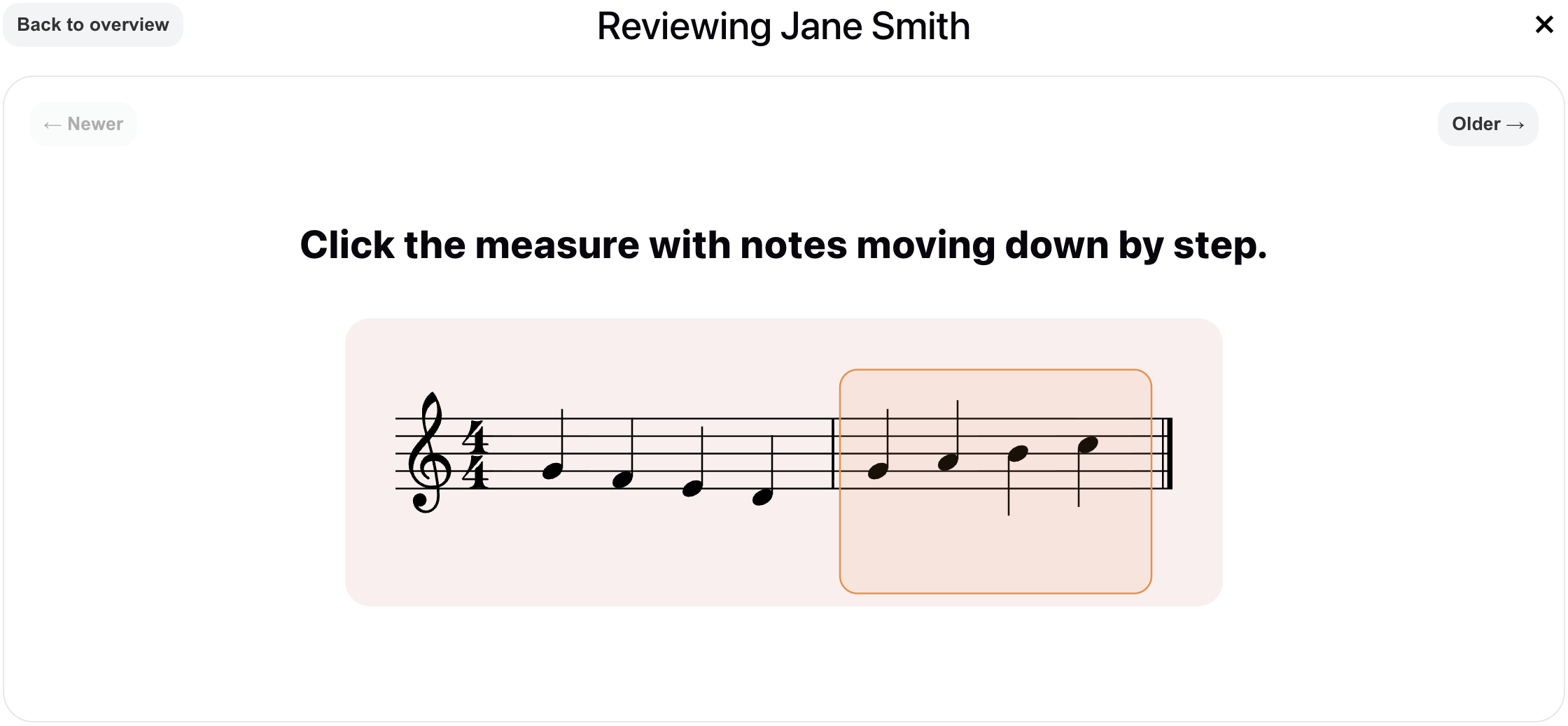 Review missed student answers